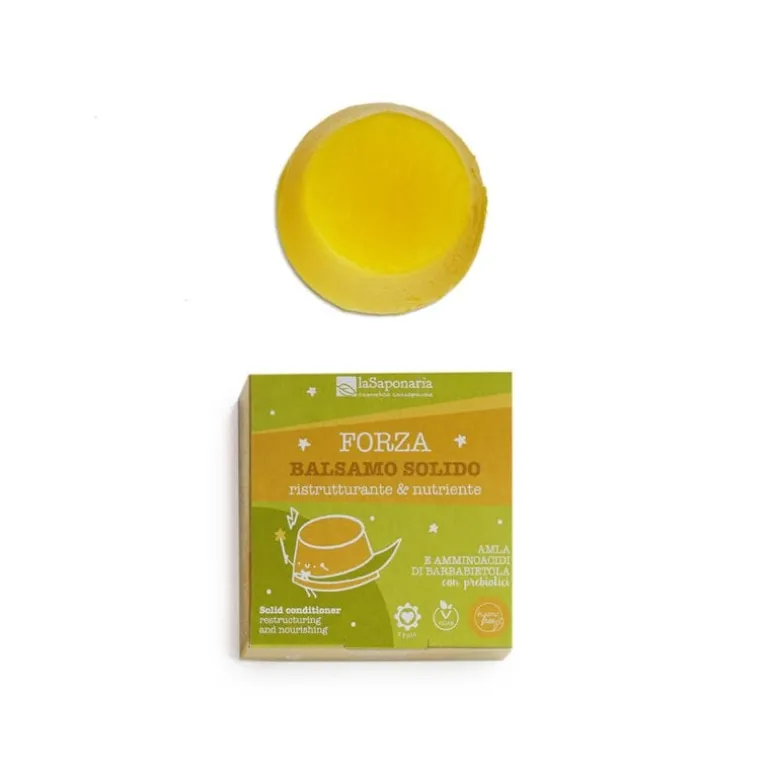 Balsamo solido bio Forza - ristrutturante e nutriente