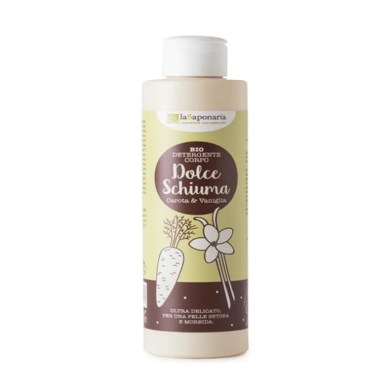 Detergente corpo Vaniglia e Carota - Dolce Schiuma