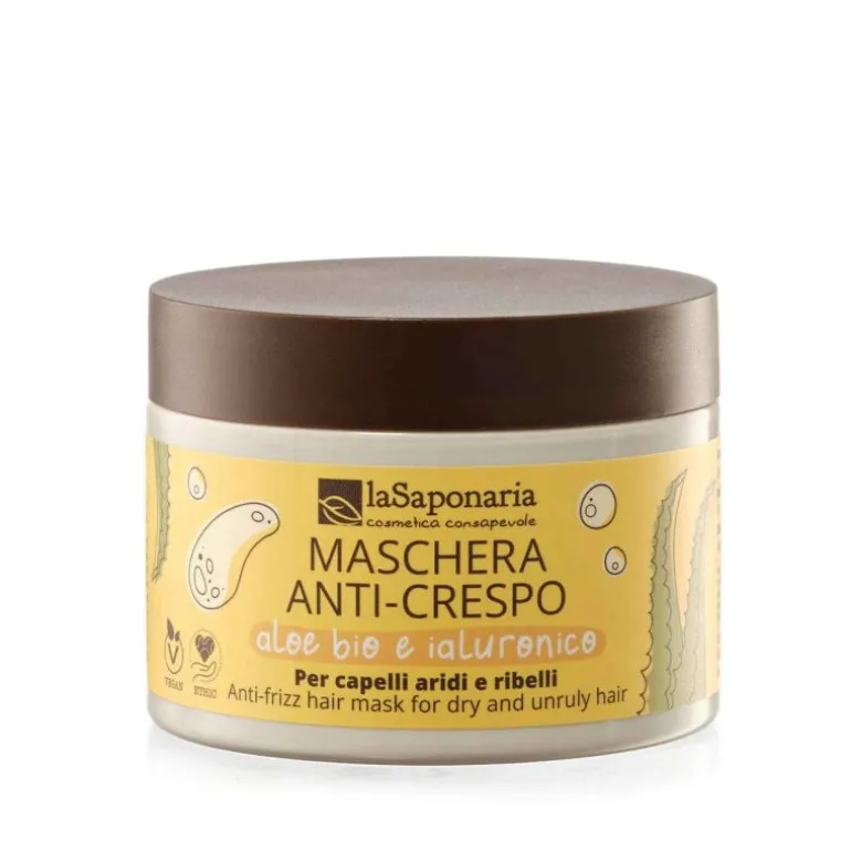 Maschera capelli anti-crespo
