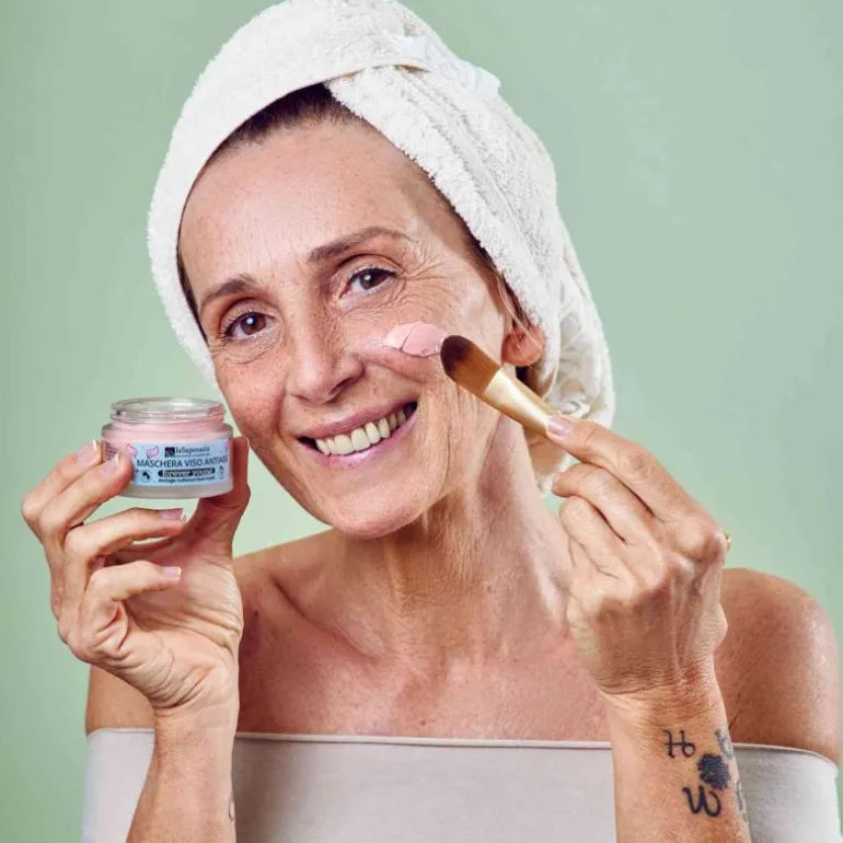 Maschera viso anti-age e illuminante - Forever Young